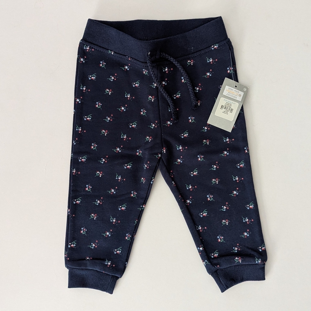NWT Primark Flowered Sweats 9-12mo